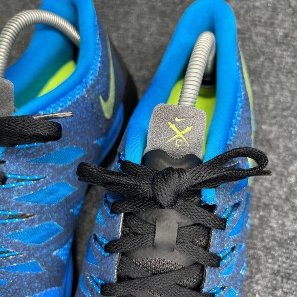 Nike Free 5.0 Shoes Mens Size 13 Hyper Cobalt Volt Run Running Athletic Sneakers - Picture 4 of 13